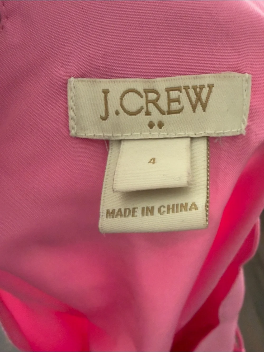 J. Crew Scallop Pink Camisole Top